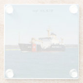 Untersetzer aus Spatglas (Rückseite)