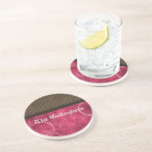 Untersetzer aus Stahlgetriebe, rosa (Seite)