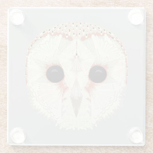 Untersetzer aus Stallglas (Rückseite)