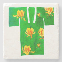 Untersetzer aus Stein mit nagajubanischem Design i