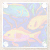 Untersetzer aus Tropenglas (Rückseite)