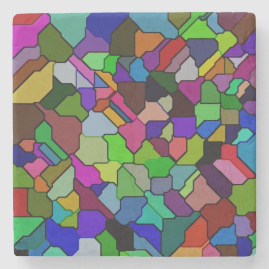 Untersetzer aus verkleidetem Glas (Vorderseite)