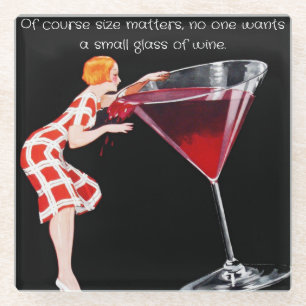 Untersetzer aus Weinglas