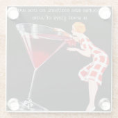 Untersetzer aus Weinglas (Rückseite)