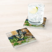 Untersetzer aus Weinglas (Schrägansicht)