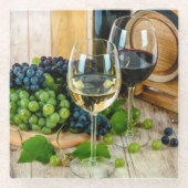 Untersetzer aus Weinglas (Vorderseite)