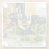 Untersetzer aus Weinglas (Rückseite)