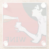 Untersetzer aus Weinglas (Rückseite)