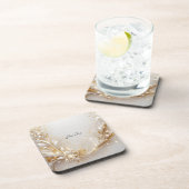 Untersetzer aus weißem Gold und Hartkunststoff (Rechte Seite)