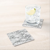 Untersetzer aus weißem Marmor (Vor Ort)