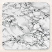 Untersetzer aus weißem Marmor (Vorderseite)