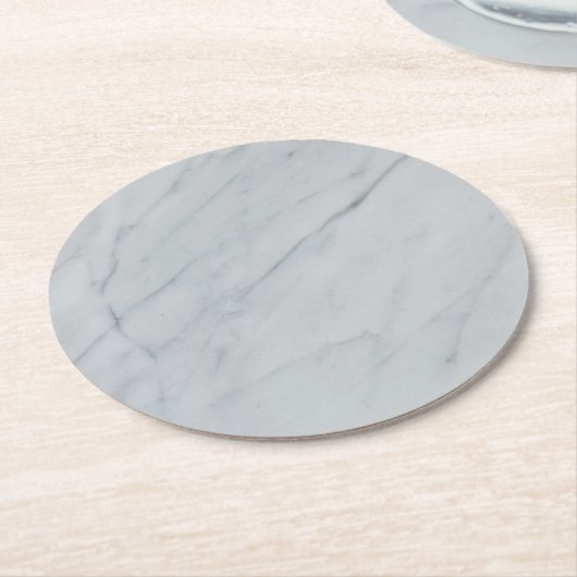 Untersetzer aus weißem Marmorstein (Angewinkelt)