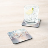 Untersetzer aus weißem Pfirsichflocken (Rechte Seite)