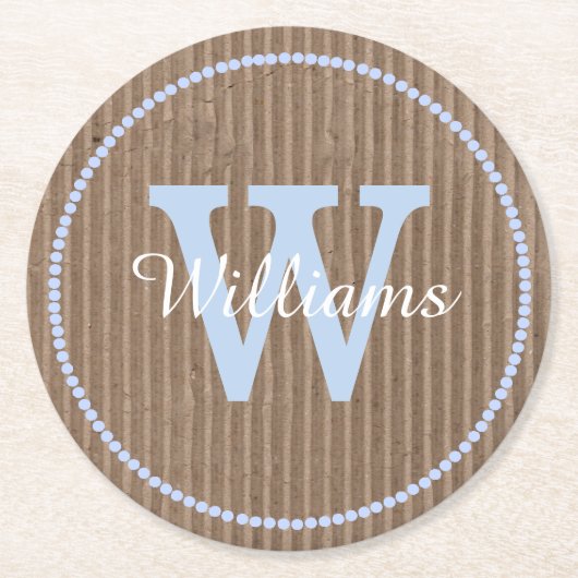 Untersetzer aus Wellpappe (Vorderseite)