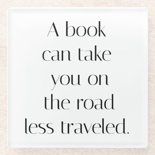 Untersetzer aus weniger gefahrenem Glas (Vorderseite)