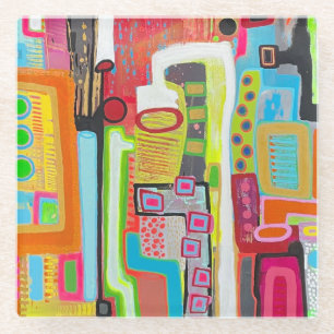 Untersetzer aus Werksglas