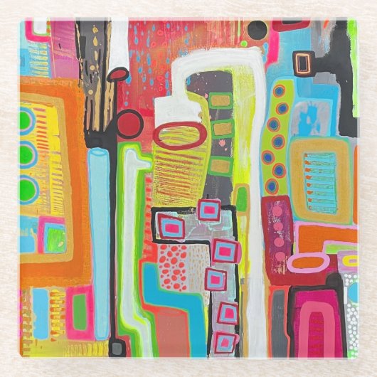 Untersetzer aus Werksglas (Vorderseite)