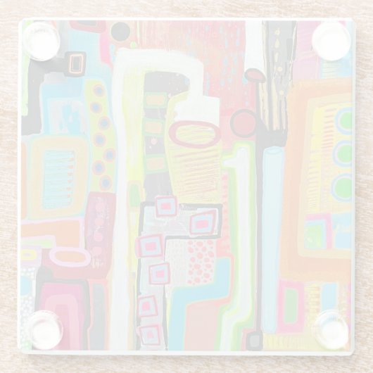 Untersetzer aus Werksglas (Rückseite)