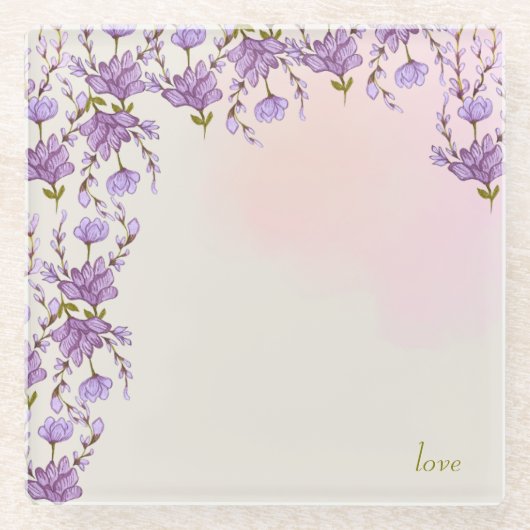 Untersetzer aus Zierglas (Vorderseite)