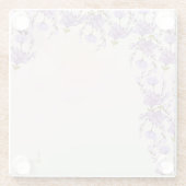 Untersetzer aus Zierglas (Rückseite)