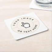 Untersetzer - Benutzerdefiniert (Bild/Text hinzufü (angewinkelt)