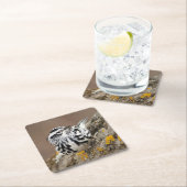 Untersetzer "Black and White Warbler Drink" (Vor Ort)