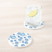 Untersetzer - Blaue Blasen (Seite)