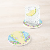 Untersetzer/Blaue Vögel Sandstein Untersetzer (Seite)