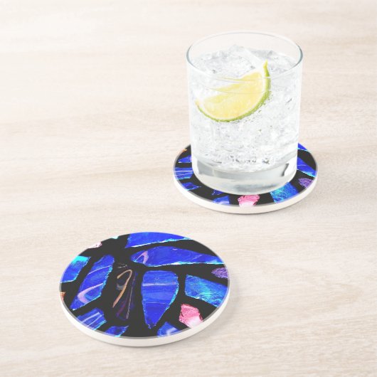 Untersetzer "Blauglas" (Seite)