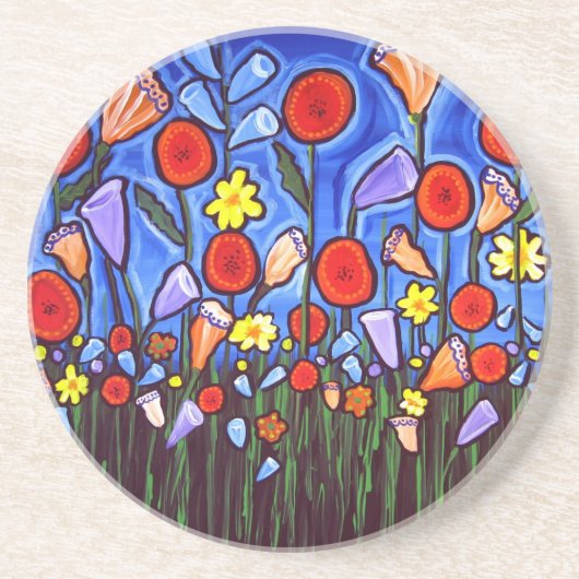 Untersetzer Blume (Vorne)