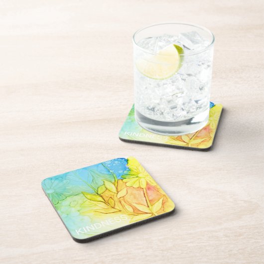 Untersetzer "Blume Tinte 3" (Rechte Seite)