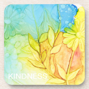 Untersetzer "Blume Tinte 3"