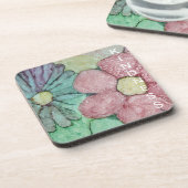 Untersetzer "Blume Tinte 4" (Linke Seite)