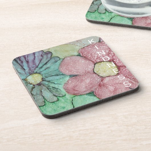 Untersetzer "Blume Tinte 4" (Linke Seite)