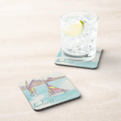 Untersetzer "Boats Fiji Watercolor" (Rechte Seite)