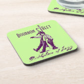 Untersetzer-Bourbon-Straße NOLA-Geburtsort von Untersetzer (Linke Seite)