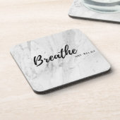 Untersetzer - Breathe n Relax (Linke Seite)