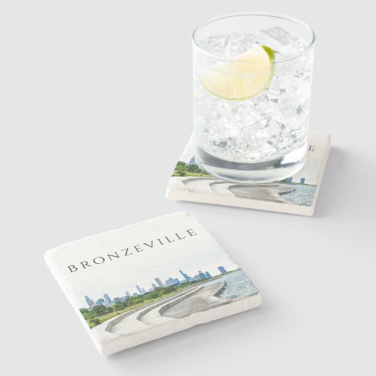 Untersetzer Bronzeville Chicago (Seitenansicht)