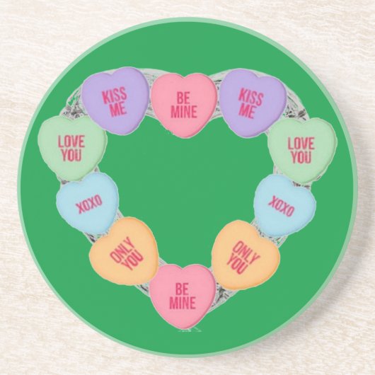 Untersetzer Candy Liebe Herz (Vorne)