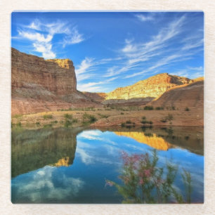 Untersetzer-Canyon-Szene aus Glas Glasuntersetzer