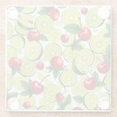 Untersetzer Cherry und Limes, Dekoration im Sommer (Rückseite)