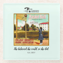 Untersetzer - Claremont-Fruchtkäseretikett