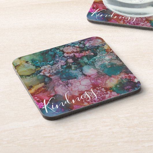 Untersetzer "Color Burst Inkblot" (Linke Seite)