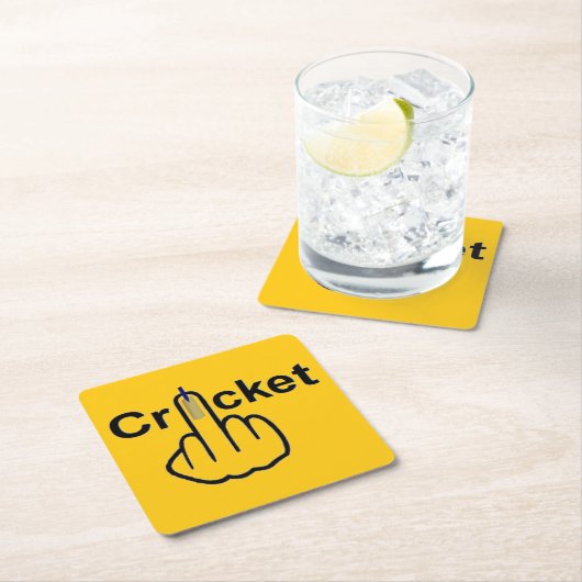 Untersetzer Cricket Gedreht (Vor Ort)