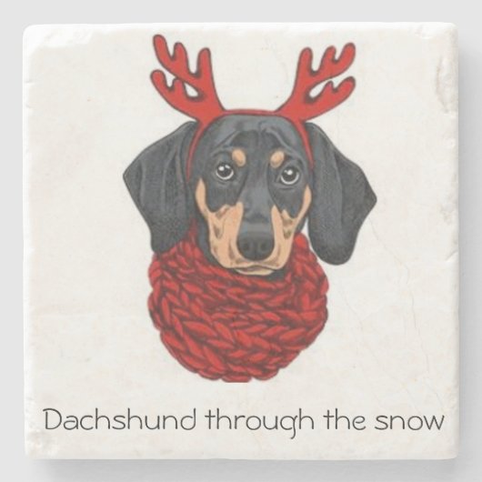 Untersetzer Dackel (Vorderseite)