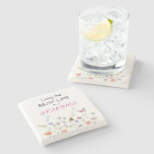 Untersetzer - Das beste Leben als Oma Stone (Seitenansicht)