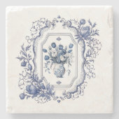 Untersetzer Delft Blue Floral Tableware Decke (Vorderseite)