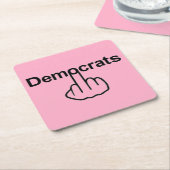 Untersetzer Demokraten Drehte (angewinkelt)