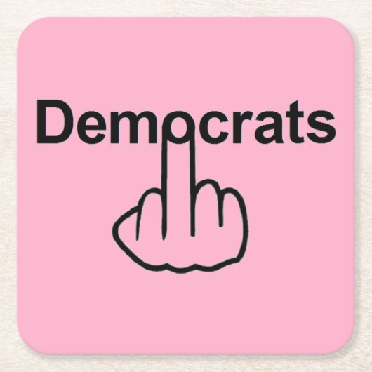 Untersetzer Demokraten Drehte (Vorderseite)