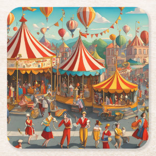 Untersetzer der Circus Parade